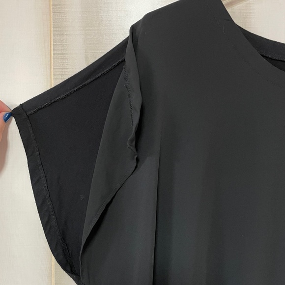 Premise Woman Black Split Sleeve Pull-On Top Hi-Low, Sz 2X - Picture 6 of 6